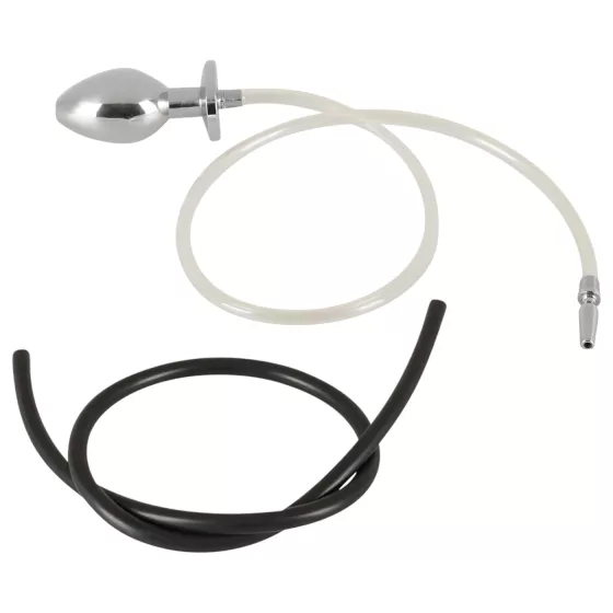 Hollow Anal Plug with Urethral Expander""