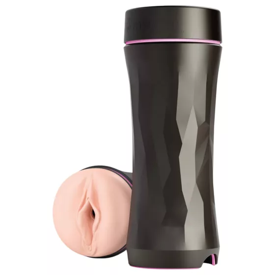 Mystim Opus E Vagina - Electro Stimulation Toy (Natural-Black)