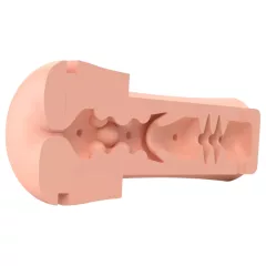   Mystim Opus E Anus - Electro Stimulation Masturbator (Natural-Black)