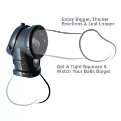 Fantasy Pleasure Ring and Stretcher (Black)