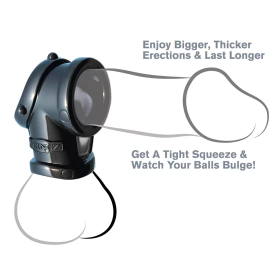 Fantasy Pleasure Ring and Stretcher (Black)