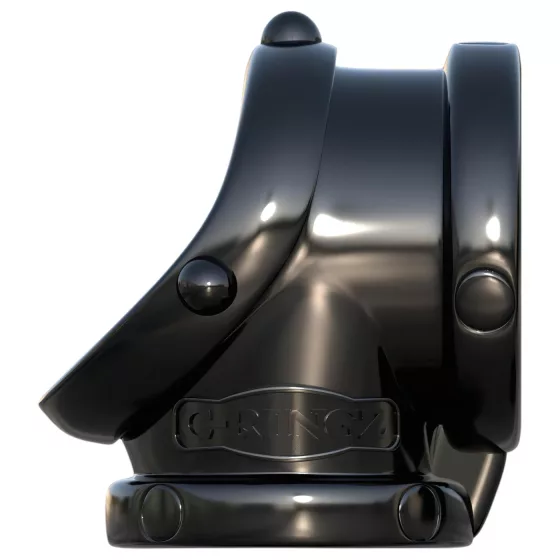 Fantasy Rock Hard - Penis Ring & Scrotum Stretcher (Black)