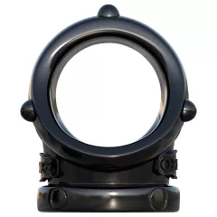 Fantasy Rock Hard - Penis Ring & Scrotum Stretcher (Black)