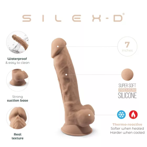 Silexd 7 - Suction Cup Dildo - 6.9 (Natural)"