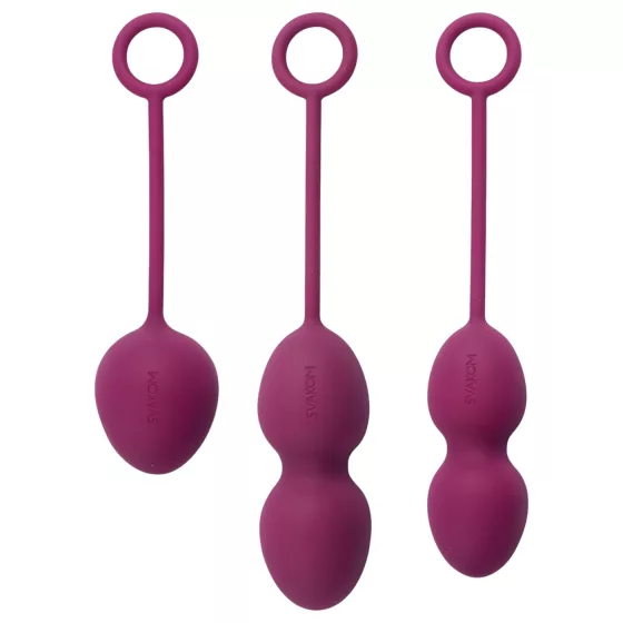 Svakom Nova - 3-Piece Kegel Ball Set (Purple)