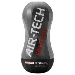   TENGA Air-Tech Squeeze Strong - Intense Suction Masturbator (Black)
