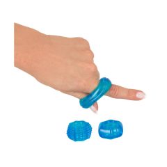 You2Toys - Stretchy - silicone penis ring trio (blue)