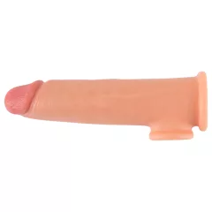   Realistixxx - Natural 19cm Extension Sleeve with Erection Ring