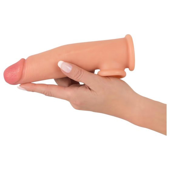 Realistixxx - Natural 19cm Extension Sleeve with Erection Ring