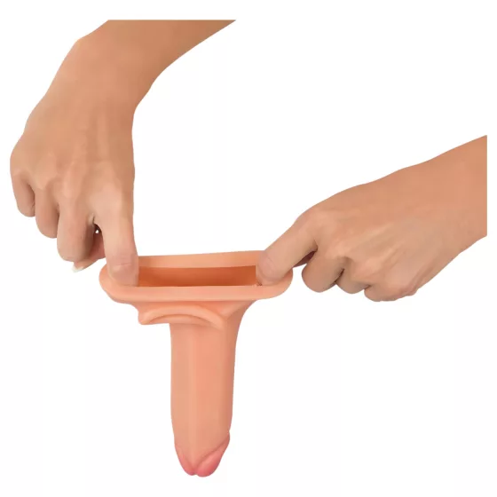 Realistixxx - Natural 19cm Extension Sleeve with Erection Ring