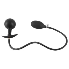 You2Toys - Black Inflatable Beaded Anal Plug