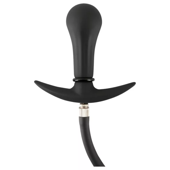 You2Toys - Black Inflatable Beaded Anal Plug