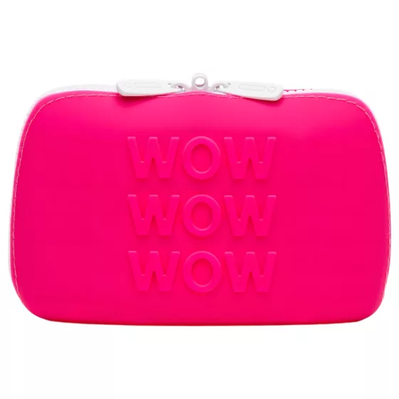 Happyrabbit - sex toy cosmetic bag (pink) - small