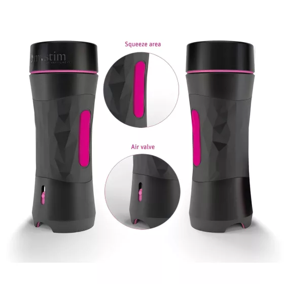 Mystim OPUS Mica - Realistic Stroker (Natural-Black)