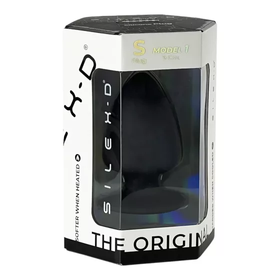 Silexd S - mouldable anal dildo - 9 cm (black)