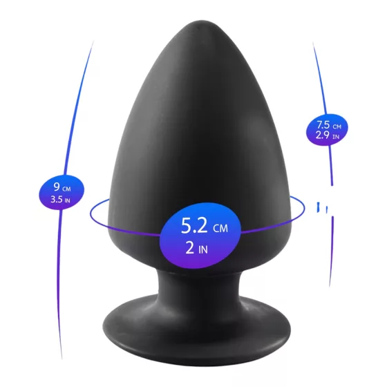 Silexd S - mouldable anal dildo - 9 cm (black)