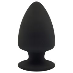 Silexd M - Flexible Anal Plug - 11cm (Black)