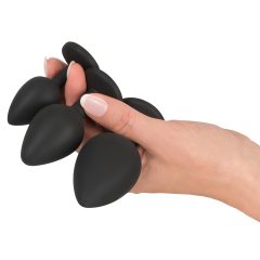 Black Velvet - Anal Plug Set (4 Pieces) - Black