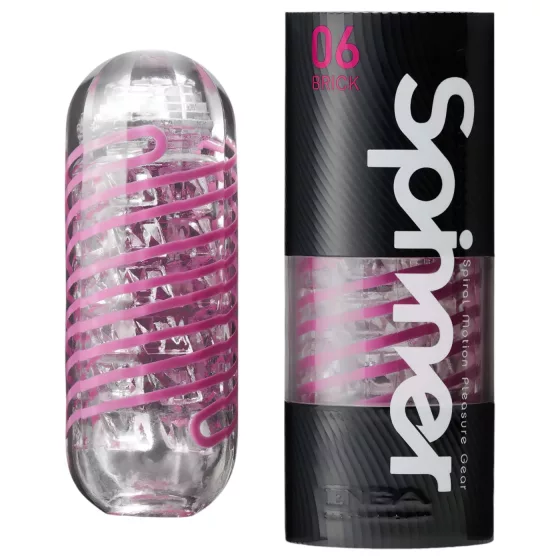 TENGA Spinner Brick - Transparent Male Stroker