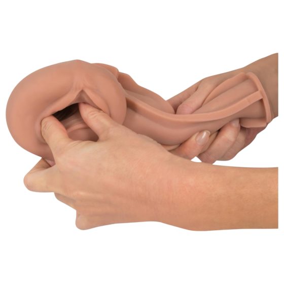 You2Toys Pussy to Go Delicious - Dark Natural Stimulation Sleeve