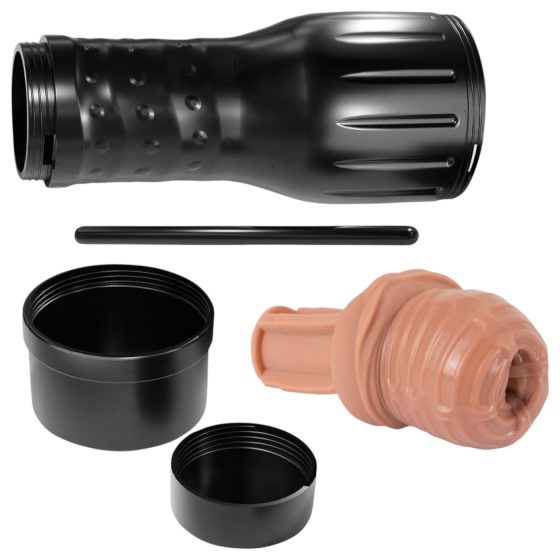 You2Toys Pussy to Go Delicious - Dark Natural Stimulation Sleeve
