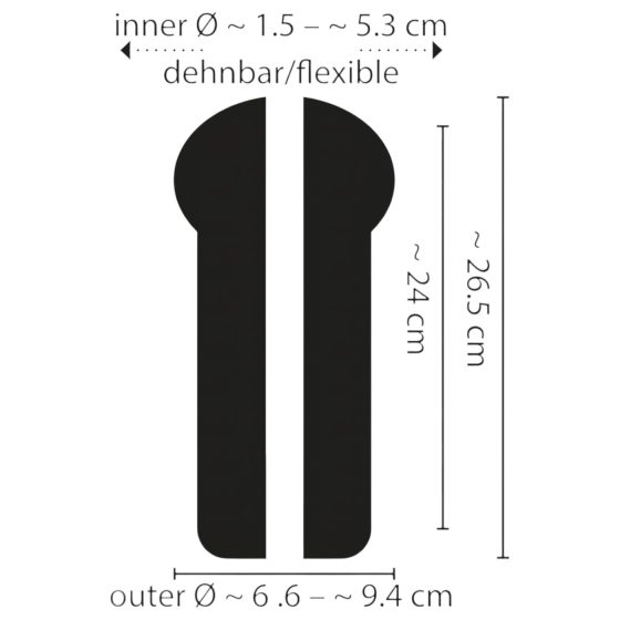 You2Toys Pussy to Go Delicious - Dark Natural Stimulation Sleeve