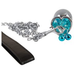 You2Toys - Silver Anal Plug Set with Leash