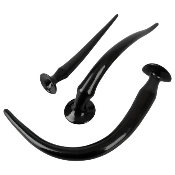 You2Toys - Extra Long Anal Plug Set (3 Pieces) - Black