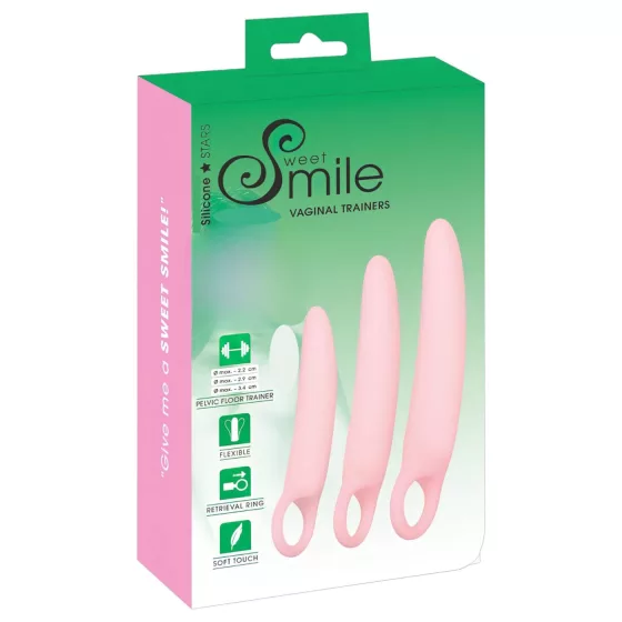SMILE - Vaginal Trainers Set - Pink (3-Piece)