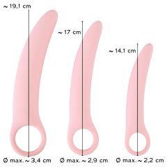SMILE - Vaginal Trainers Set - Pink (3-Piece)