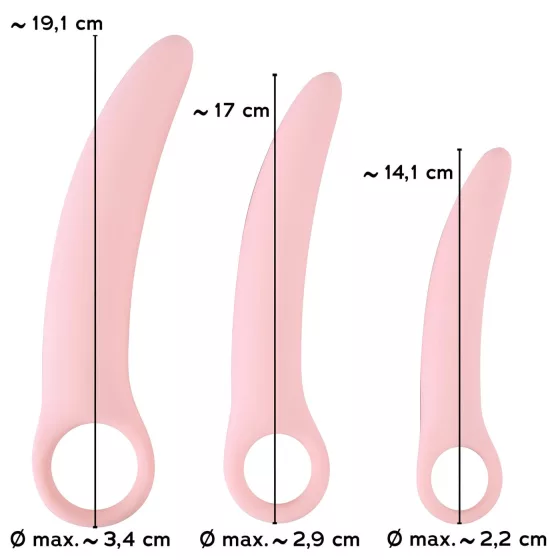 SMILE - Vaginal Trainers Set - Pink (3-Piece)