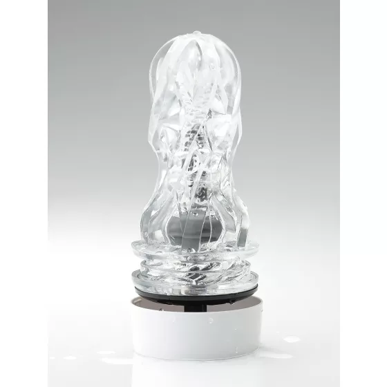 TENGA Aero - Super Suction Masturbator (White-Silver)