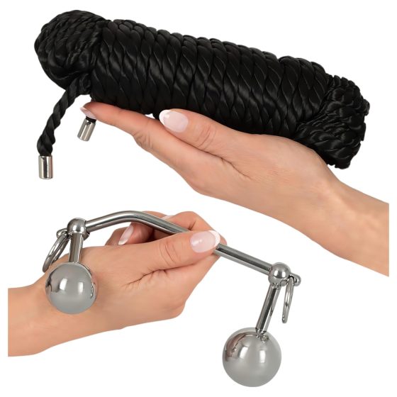 You2Toys Bondage Anal Plug (149g) + 10m BDSM Rope Set