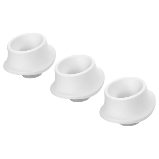 Womanizer L - Replacement Suction Caps Set - White (3 pcs) - Large