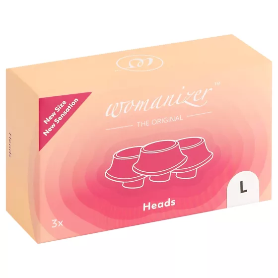 Womanizer L - Replacement Suction Caps Set - White (3 pcs) - Large