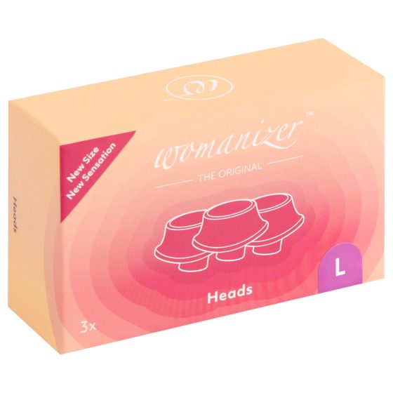 Womanizer L - Replacement Suction Heads Set - Purple (3 pcs) - Large