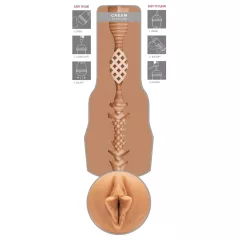 Fleshlight Autumn Falls Cream - Realistic Vagina (Natural)