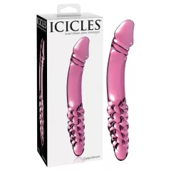 Icicles No. 57 - Double-Ended Pink Glass Dildo