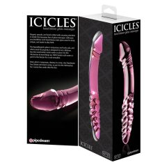 Icicles No. 57 - Pink Dual-Ended Glass Pleasure Toy