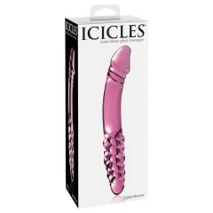 Icicles No. 57 - Pink Dual-Ended Glass Pleasure Toy
