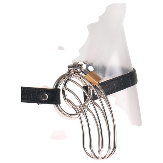 / Fetish The Prisoner - Metal Penis Cage (Silver)