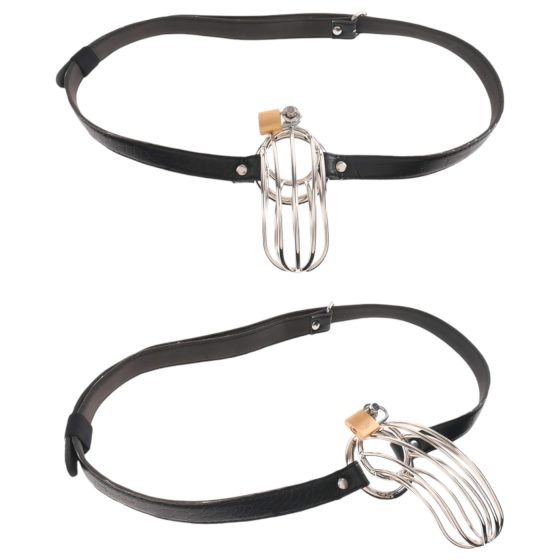 Fetish The Prisoner - Metal Penis Cage (Silver) 