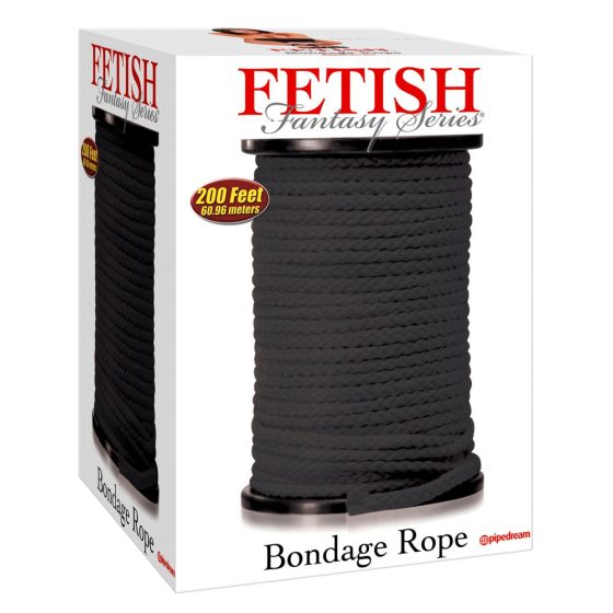Fetish Shibari Bondage Rope - 60m (black)
