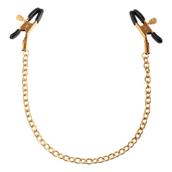 Pipedream Fetish Fantasy Gold - Gold Nipple Clamps