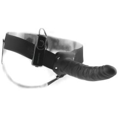 Fetish Strap-On 8 - Hollow Vibrator, Black
