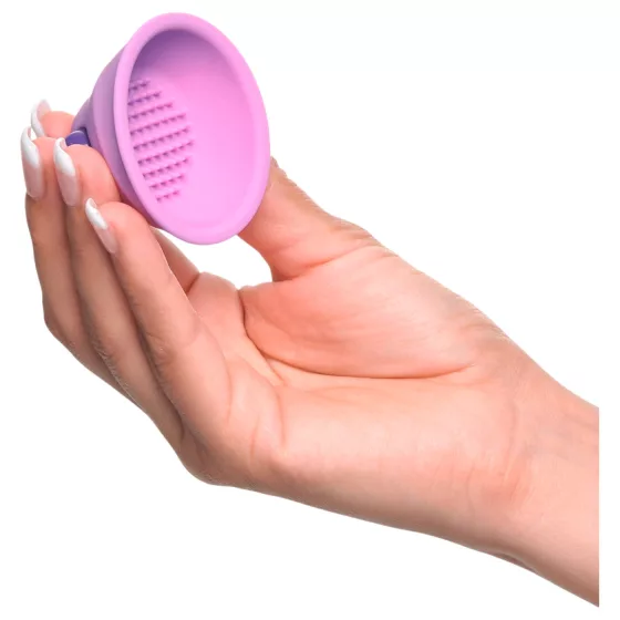 Fantasy For Her vibrating nipple suckers pair - purple