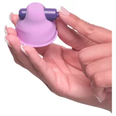 Fantasy For Her vibrating nipple suckers pair - purple