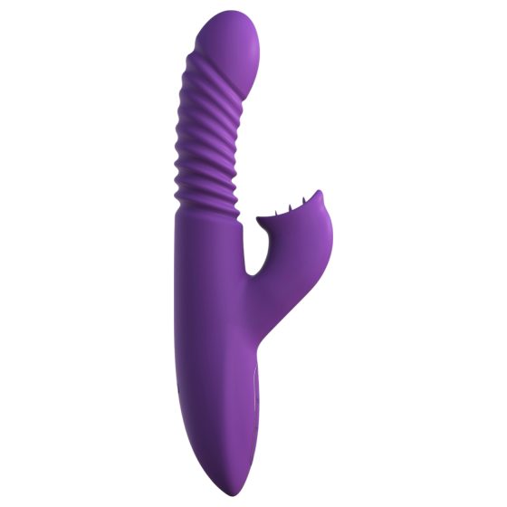 Fantasy For Her - 3in1 thrusting vibrator with warming function (purple) 