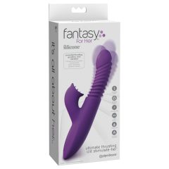   Fantasy For Her - 3in1 thrusting vibrator with warming function (purple) 