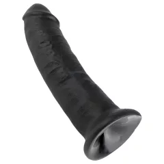 King Cock 9 - Suction Cup Dildo (Black)
